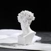 1PC Nordic Style Sculpture Greek Mythology Plaster Statue David Head Portraits Bust Mini Gypsum Statue Drawing Practice Crafts