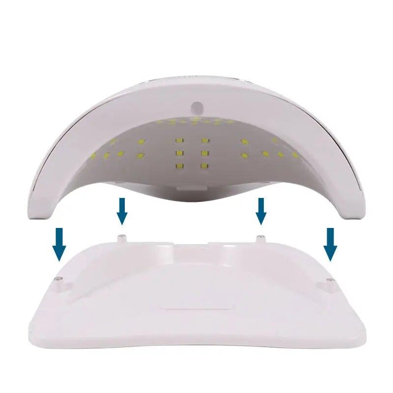 120w Sun X5 Max 150w Uv Led Nail Lamp With Sensor Lcd Display Curing Nail Gel Polish Manicure Tool 45 Leds Smart Nail Dryer