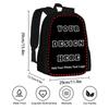 Mochila Child School Backpack,Cartoon Kpop-Dem-Onhun-Ters School Bags For Girls,Durable &Light Weight Bags For Kindergarteen