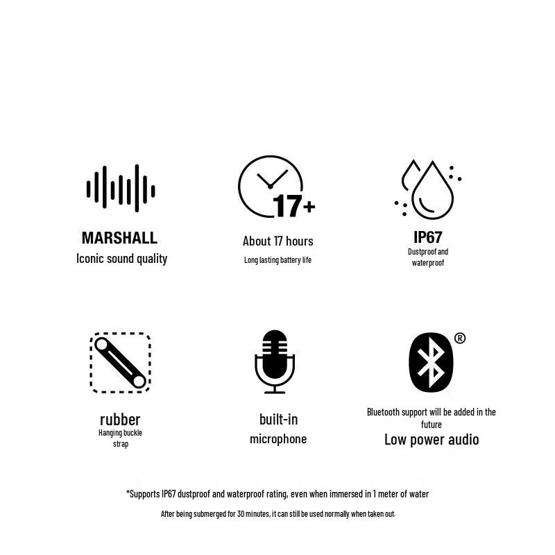 Marshall Портативная Bluetooth-колонка Willen II