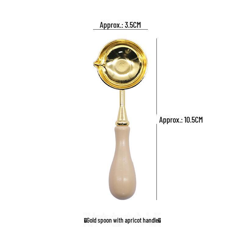 Набор старинных ложек для сургучной печати для конвертов - полный набор инструментов для новичков