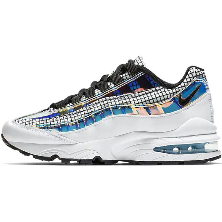 Nike Air Max 95 LV8 Белый Синяя Глазурь Черный GS BQ7218-100