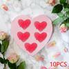 10Pcs Valentine's Day Rattan Heart Pendants, Valentines Decorations for The Home,