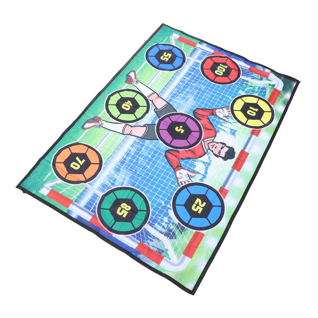 Футбольный мяч игровой набор с 2 мячами воздушный насос развитие навыков коврик метание футбольная цель цель игра для In