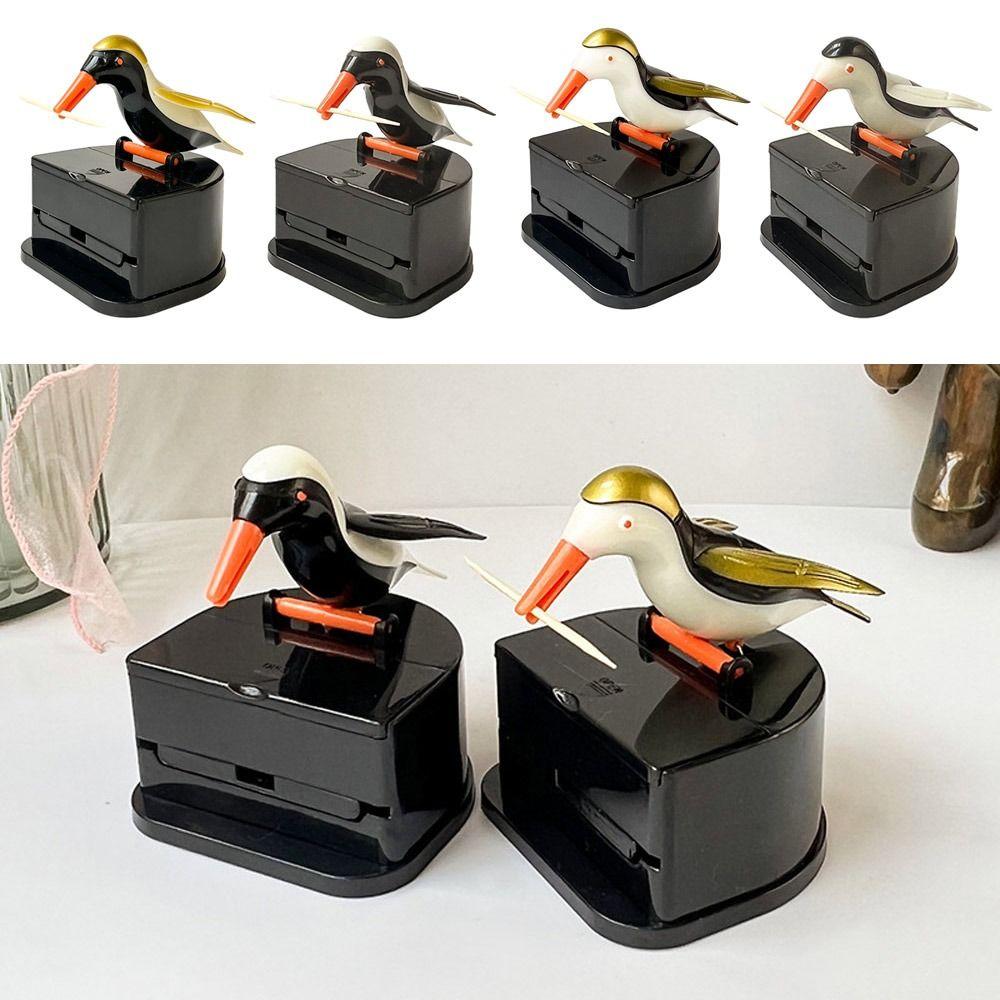 Hummingbird Toothpick Dispenser Automatic Toothpick Can Convenient Toothpick Container Restaurant