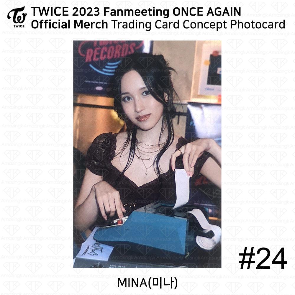 Twice Фан-встреча «ONCE AGAIN» в честь 8-й годовщины. Всплывающая карточка с коллекционной карточкой MD.