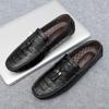 2025 Handmade Loafers For Men Luxury Designer Genuine Leather Man Moccasins Mens Driving Shoes Male Casual Shoe Slip On Flats