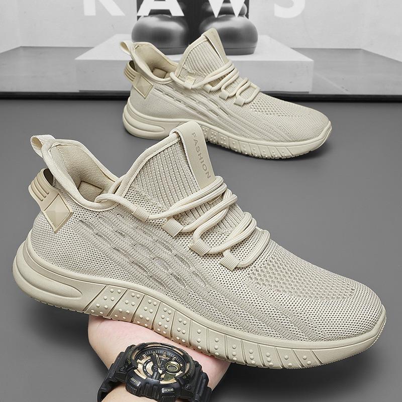 Men's Shoes Summer New Breathable Hollow Net Shoes Men's Trend Versatile Sports Shoes Casual Dad Shoes Men