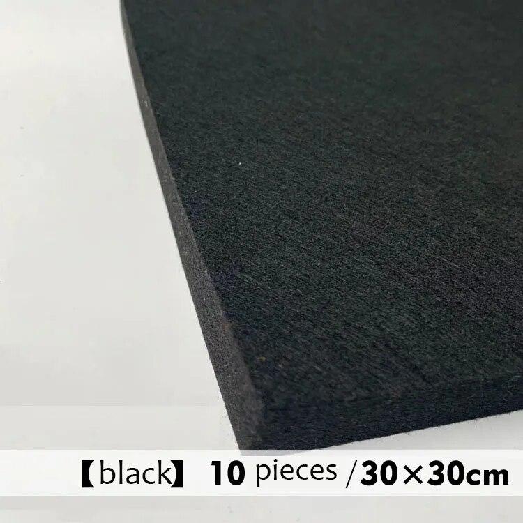 10 шт. Мягкий войлочный лист Разноцветный Пэчворк Шитье DIY Поделки Квадраты Нетканый 1 мм Толщина Ручная работа Ткачество