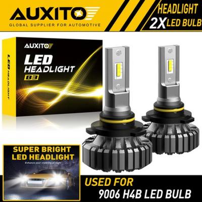 AUXITO HB4 9006 Светодиодные лампы для фар Высокая мощность 6500K Ближний свет 20000Лм Белый B3 A