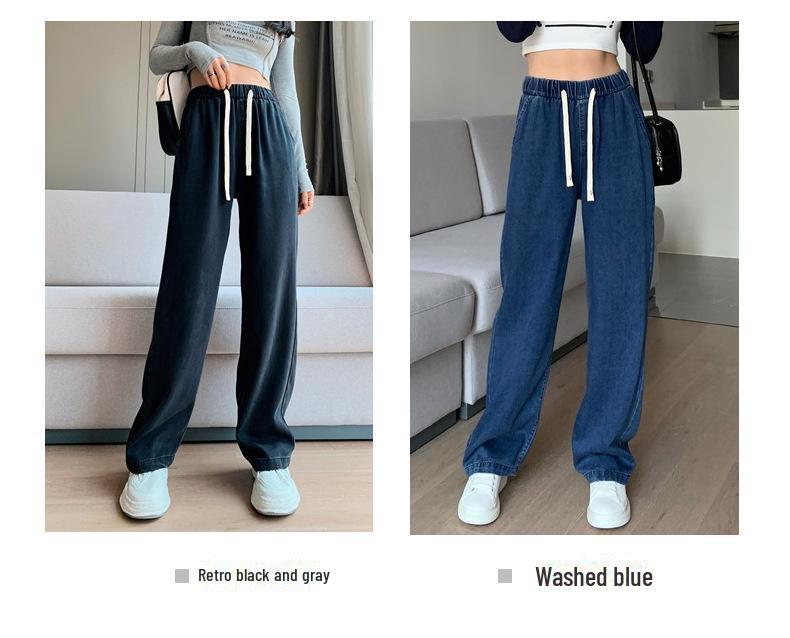 Женские джинсы Tencel Cotton Denim Wide-Leg - Коллекция Весна 2025