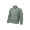 Серия Fitness однотонная короткая куртка-пуховик с воротником-стойкой, мужская куртка серо-зеленого цвета AYMT101-6