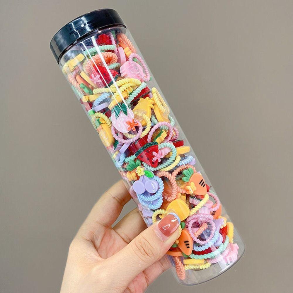 Эластичные детские резинки для волос, держатели для хвостиков, головные уборы, детские веревки для волос для женщин