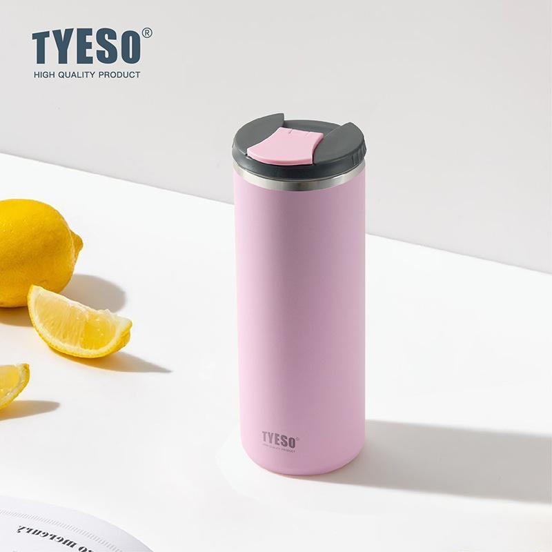 Tyeso 600ML Vacuum Flasks Travel Tumbler Large Capacity Office Car Cup Insulated Portable for Hot Cold Drinks Premium Drinkware
