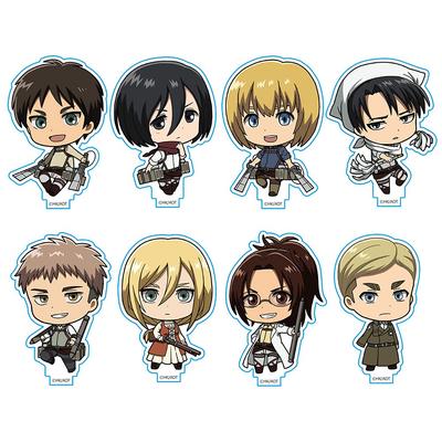 Коллекция акриловых подставок Attack on Titan, том 2 (BOX)