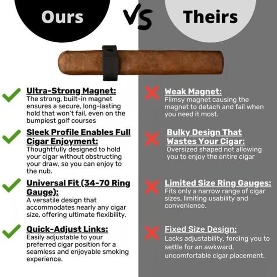 3 шт. Магнитный держатель для дыма, аксессуар для гольфа для любителей дыма, бесконтактная подставка для дыма для гольф-каров, пляжных кресел, удочек