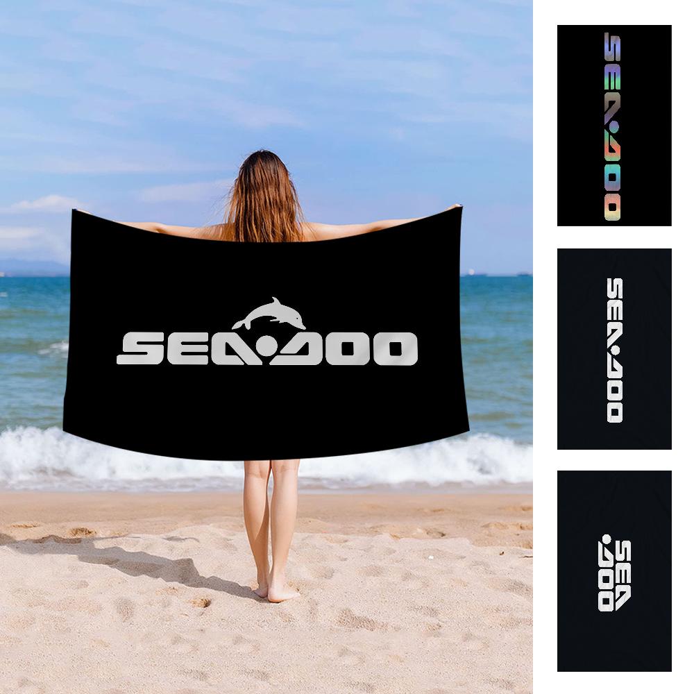 S-Sea D-Doo Seadoo Микрофибра Пляжное полотенце Впитывающее Быстросохнущее Мягкое Йога Плавание Курорт Альпинизм Полотенце