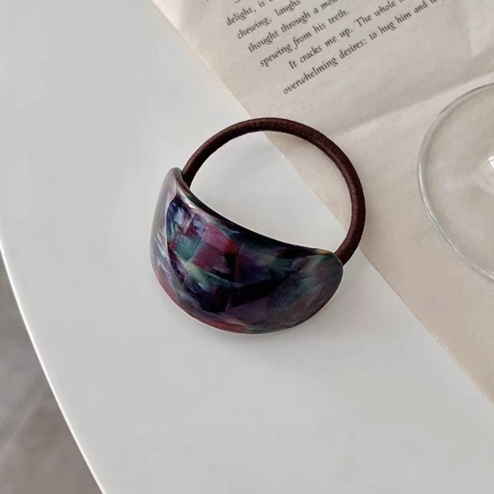 Портативное кольцо для волос Эластичная резинка Модная веревка для головы Женщины