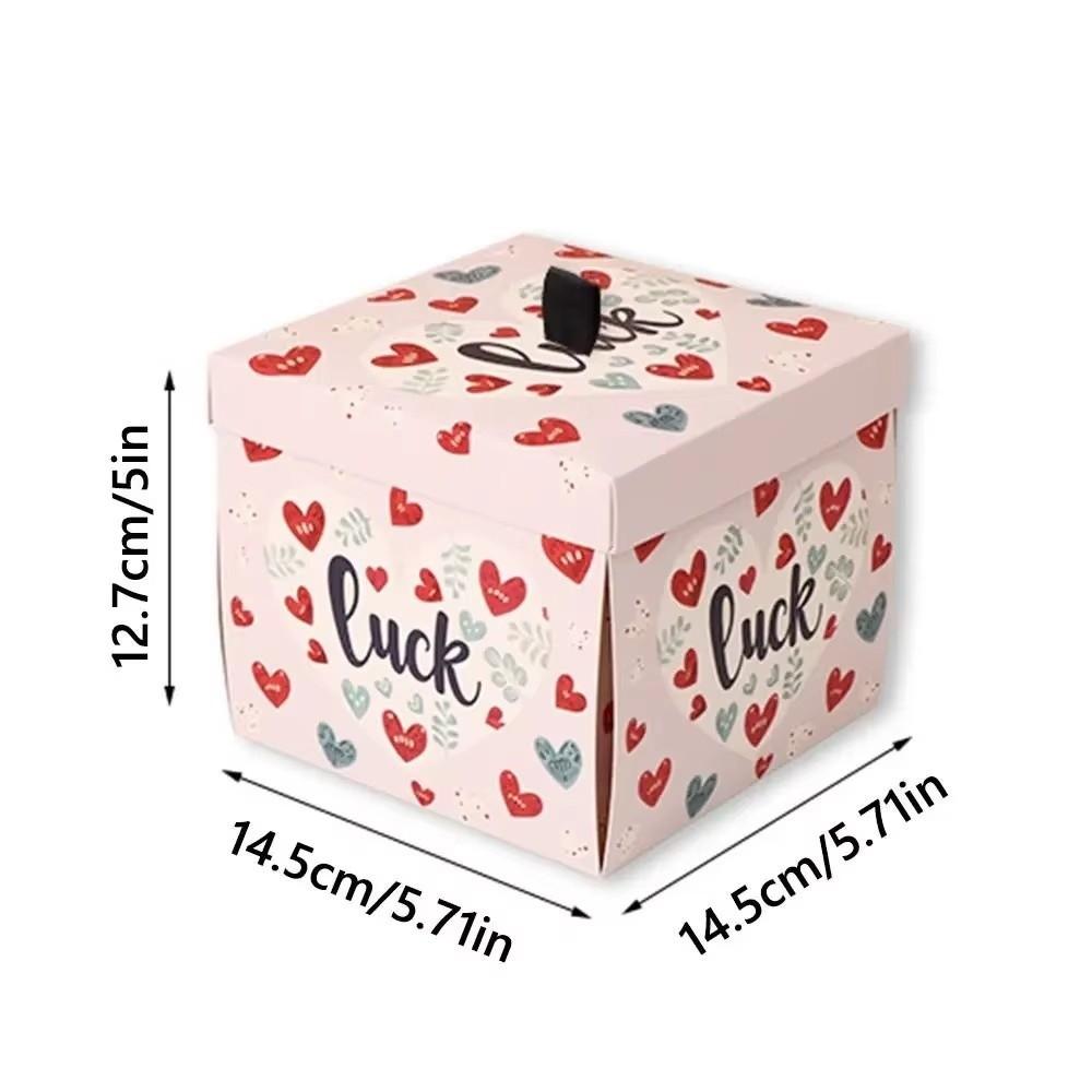 Multicolor Flying Butterfly Gift Box Paper Auto Expand Exploding Gift Box Wind Up Mechanism Novelty Present Box