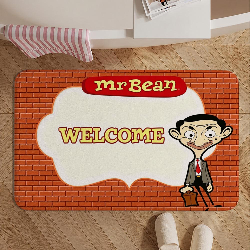 IP-Mr. BeanS Floor Mat Soft Non-Slip Bath Mat, Bedside Carpet, Absorbent Doormat for Home