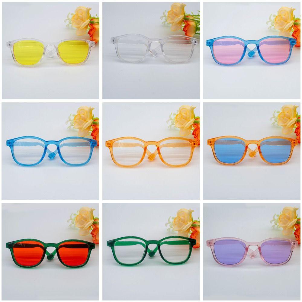 Mini Plush Doll Cute Frame Glasses Plush Doll Eyeglasses Glasses Clothes For 15cm/20cm Dolls