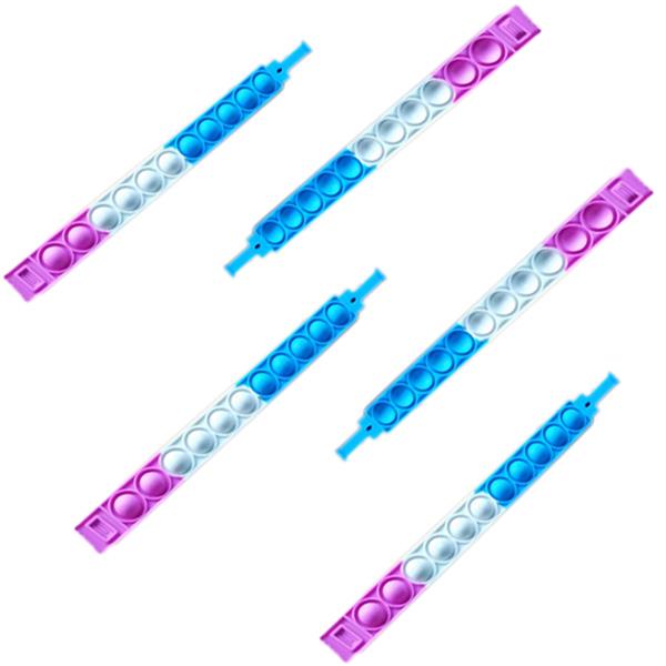 Модная игрушка для снятия стресса для детей, сенсорный подарок, новые игрушки Popite, браслет Push Bubble для взрослых, горячая ямочка