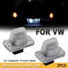 2PCS LED License Plate Lights For Vw T4 90~03, Transporter Syncro 1993~2004, Candy 04~, Jetta/Syncro 05~ Auto Number Lamp 12V