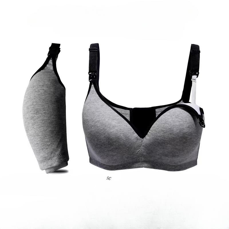 Бюстгальтеры для беременных, бюстгальтер для кормления без косточек, комплект трусиков, одежда для беременных, предотвращающий провисание, женский дышащий бюстгальтер для грудного вскармливания Lactancia