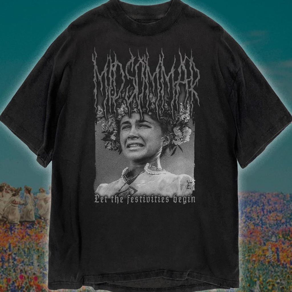 Midsommar Metal T-Shirt, Metal Band Style Unisex Graphic Movie Tee