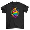 Pride32 Heart Crown Funny T Shirt Wear Your Royalty With Humor 100 Cotton