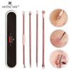 Ance & Blackhead Removal Tool Kit 4pcs Needle Stainless Steel Whitehead Pimple Pore Comedone Acne Extractor Remover