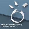 Кабели для быстрой зарядки мобильных телефонов Type-C Micro USB, Кабель для передачи данных, Набор USB-зарядных устройств, Контейнер для хранения Для Huawei