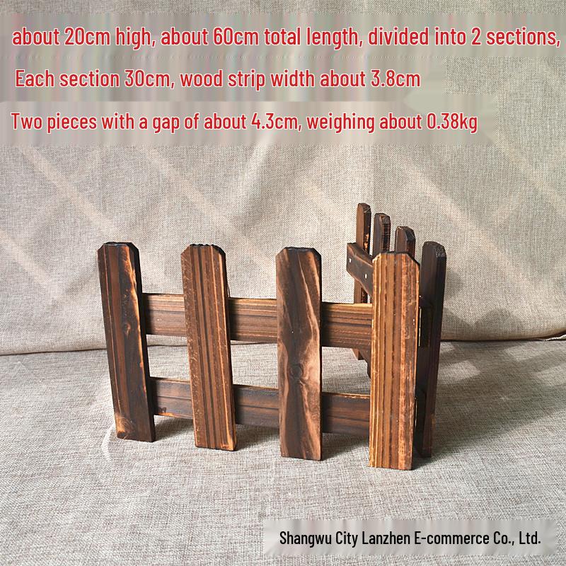 Деревянный штакетник Праздничное украшение для внутреннего и наружного использования