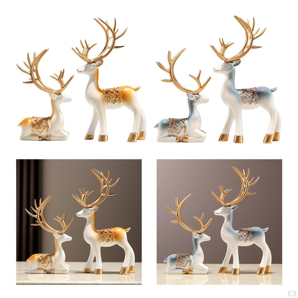 Элегантная фигурка оленя для декора домашнего офиса