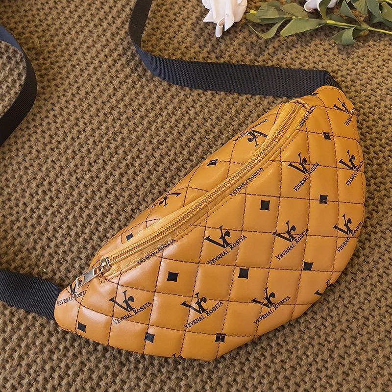 Модная поясная сумка с принтом для женщин, корейская версия, удобная сумка для мобильного телефона, легкая сумка для хранения