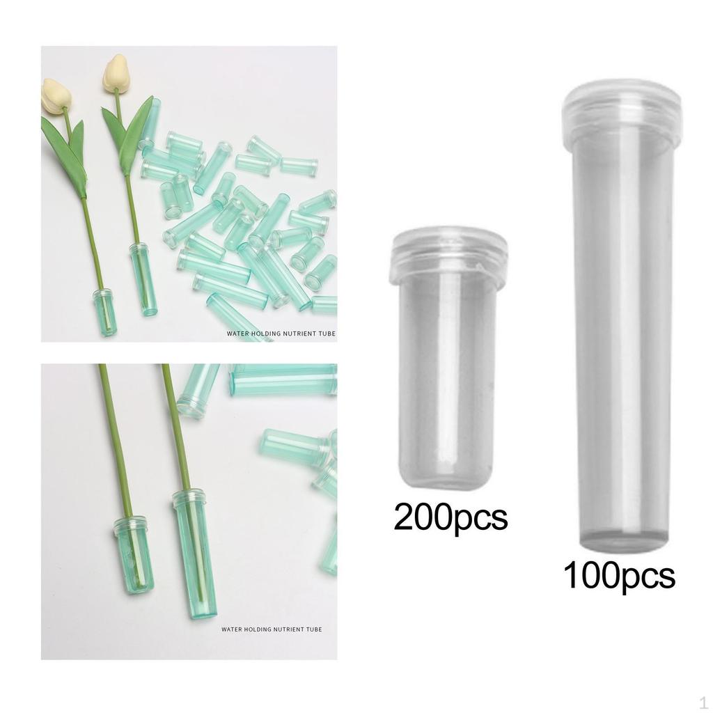 200 шт. Цветочные держатели для трубок для воды диаметром 1,8 см Цветочная композиция для украшения