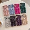 3D чехол с узором "Пузырьковая волна" для iPhone 17 16 15 14 13 12 11 Pro Max 17Air, гальванизированный, мягкий, противоударный, задняя крышка