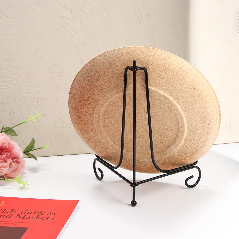 Book Photo for Home Bowl Plate Display Stand Picture Frame Holder Iron Easel Display Stand