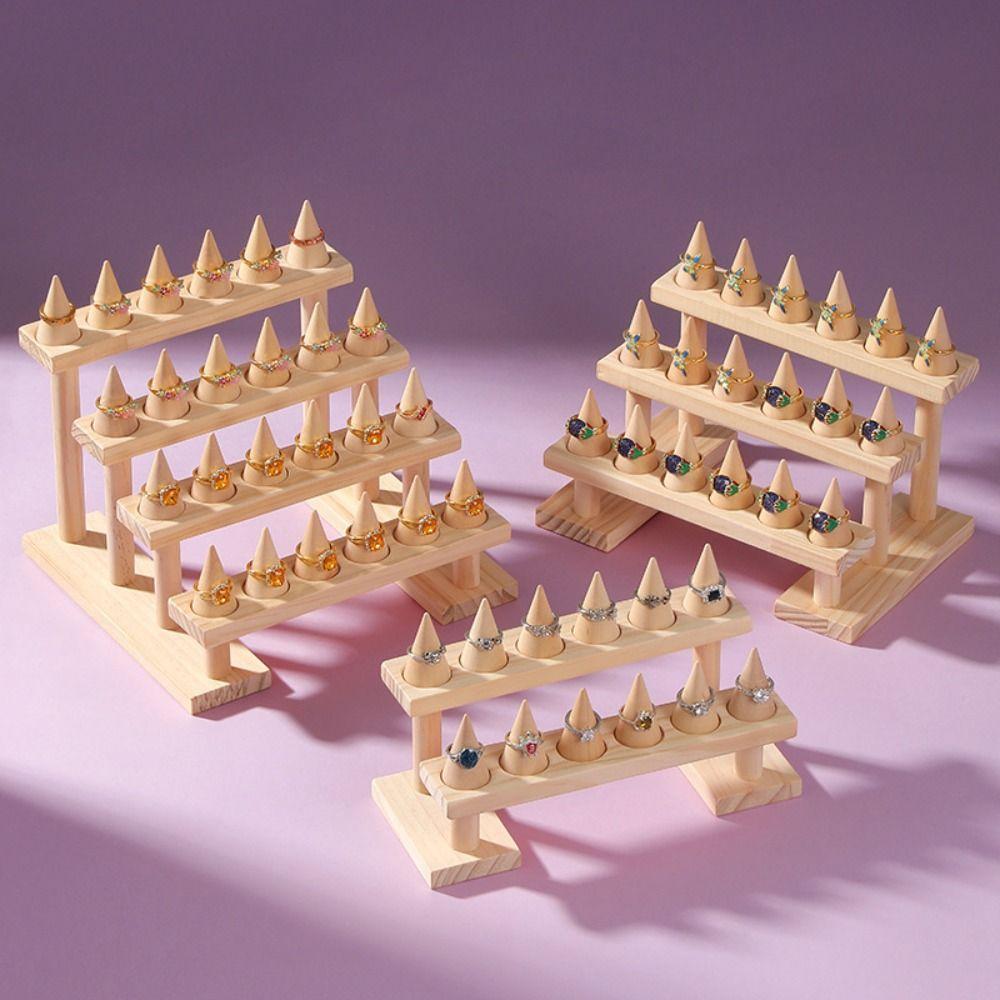 Bracelets Necklace Cone Ring Display Stand Multi-layer Ring Storage Rack Entrance