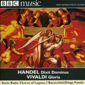 CD ШВЕЙЦАРСКОЕ РАДИО ХОР ЛУГАНО I BAR Гендель Вивальди Dixit Dominus BBCMM88 BBC MUSIC 1999 Великобритания Классика Б/У