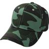 Hat Cap Cool Sports Camouflage Casual Pop CZ512 [White Fang] Men's Women's (Green)