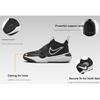 Nike Детские кроссовки Team Hustle D11 GS черно-белые DV8996-002
