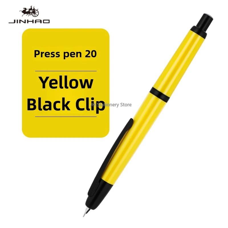 JINHAO 20 Пресс-перьевая ручка Элегантная Роскошная Чернильная ручка F EF Перо Пишущие Каллиграфические ручки Школьные Принадлежности Канцелярские товары