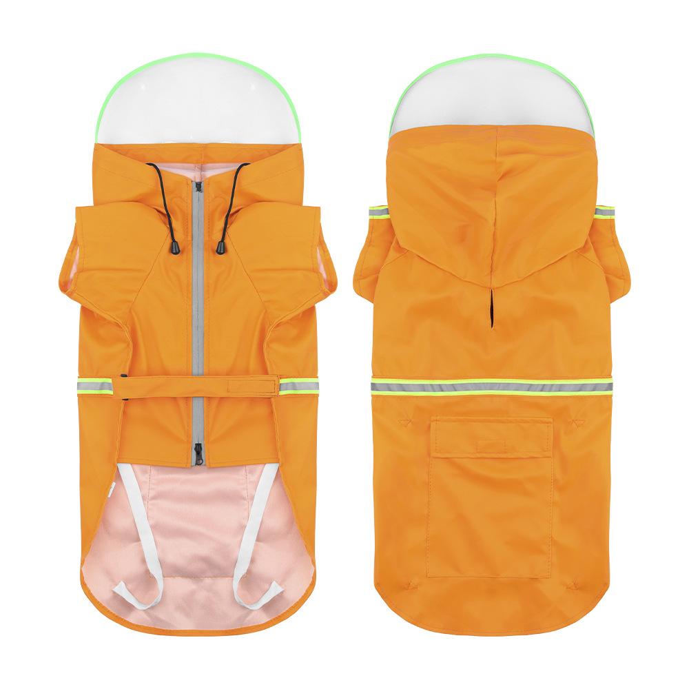 Дождевик для собаки-поводыря, универсальный для маленьких и больших собак, может закрывать лапы, ремешки для фиксации, летняя одежда для питомца для прогулок