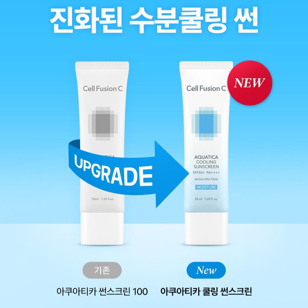 Cell Fusion C Солнцезащитный крем Aquatica Cooling SPF50+/PA++++ 50мл