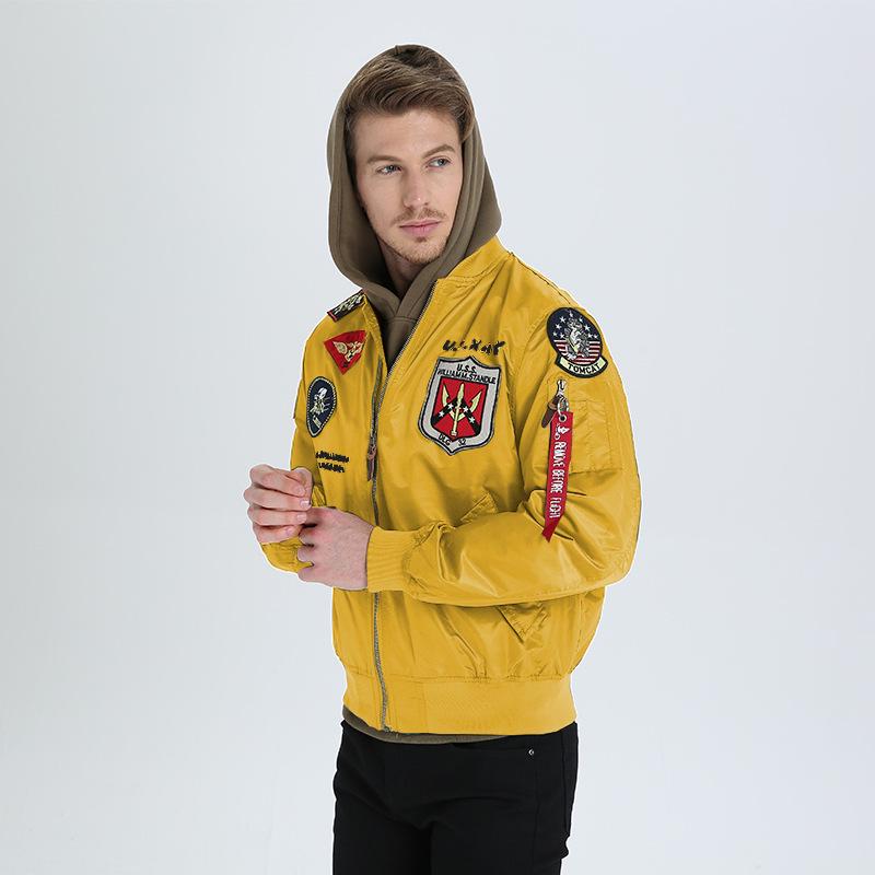 Top Gun MA-1 Flying Tigers Eagle Pilot Jacket for Men - Spring/Autumn