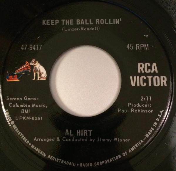 7-дюймовая пластинка AL HIRT Keep The Ball Rollin Manhattan S 479417 RCA Victor 1968 США Джаз Б/у
