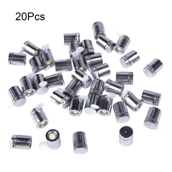 20 шт. Мини светодиодные декоративные огни Простое включение поворотом Без проводов Миниатюрные craft-огни для кукольных домиков Бумажные фонарики Декорации для DIY-сцен