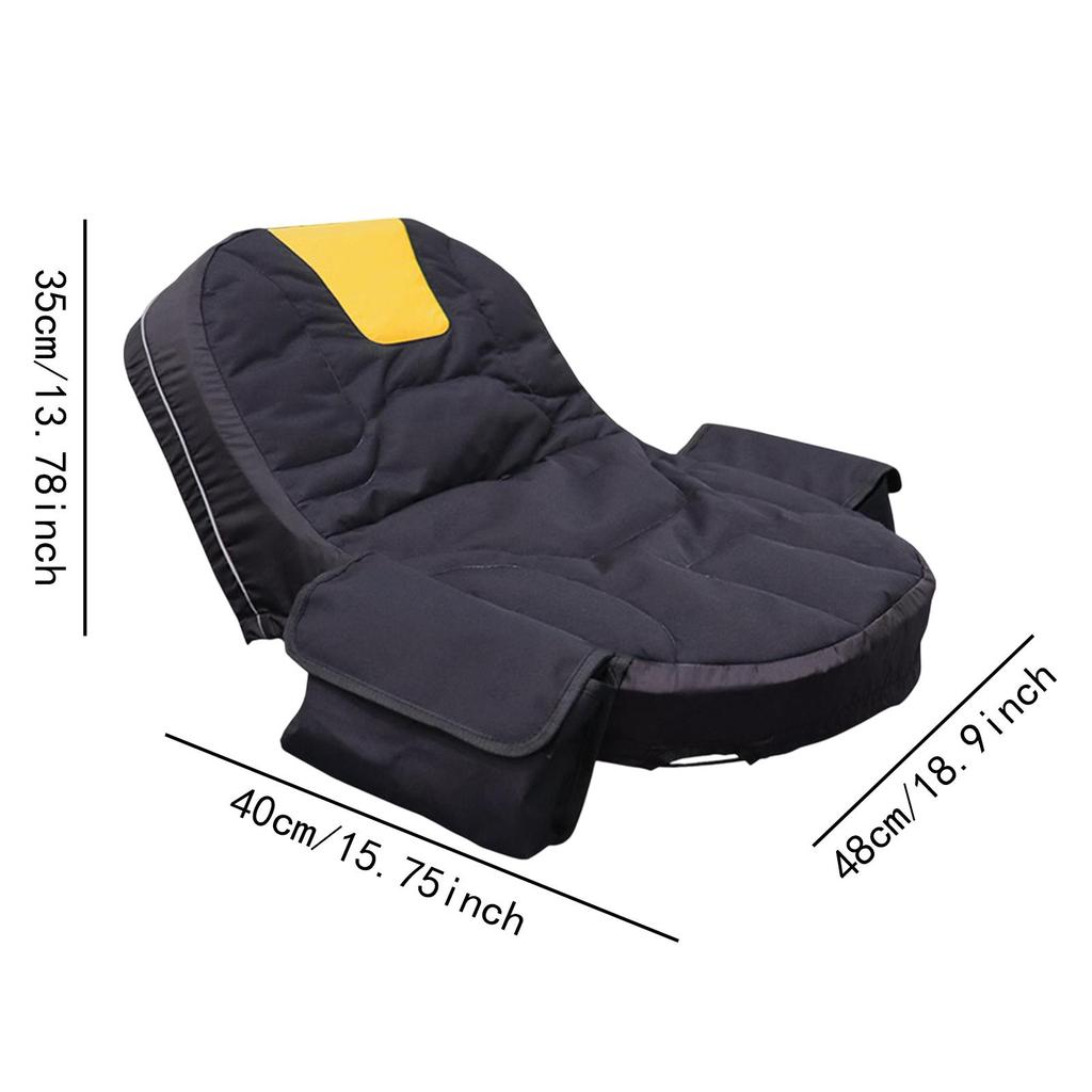 Riding Lawn Mower Seat Cover Oxford Cloth Practical Non Slip Lawn Mower Accessory Elastic Band Waterproof Universal Seat Cushion