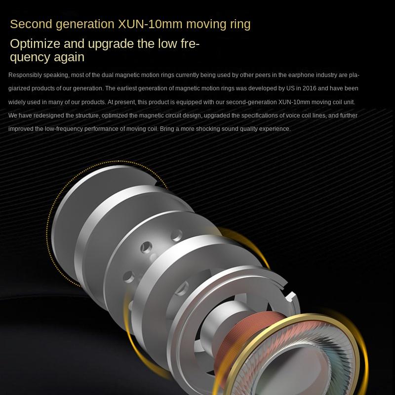 KZ-Krila The Tuning Sound Ring Железные наушники-вкладыши Гарнитура с подвижным утюгом Музыка HIFI Проводные наушники для мониторинга сцены